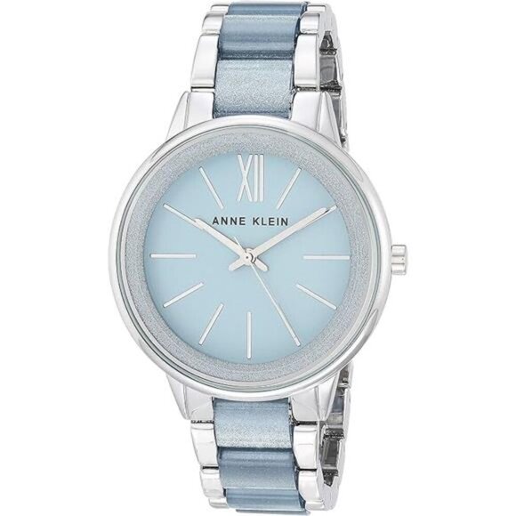 Women's Resin Bracelet Watch Light Blue/Silver - Picture 3 of 3